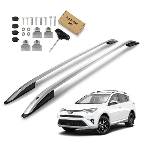 Relingi dachowe do Toyota RAV4 IV (XA40) 2013-2018 srebrne