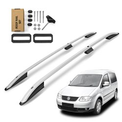 Roof Rails for Volkswagen VW Caddy 2K SHORT 2003-2010 Silver