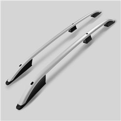 Roof Rails Volkswagen VW Caddy 2K SHORT FL 2010-2015 Silver