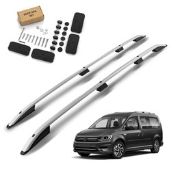 Roof Rails for Volkswagen VW Caddy SA Maxi 2015-2020 Silver