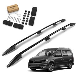 Roof Rails for Volkswagen VW Caddy SA Maxi 2015-2020 Black