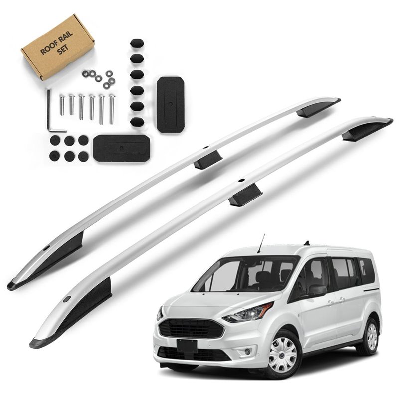 Roof Rails Ford Transit Connect Mk3 SK SHORT 2024- Silver