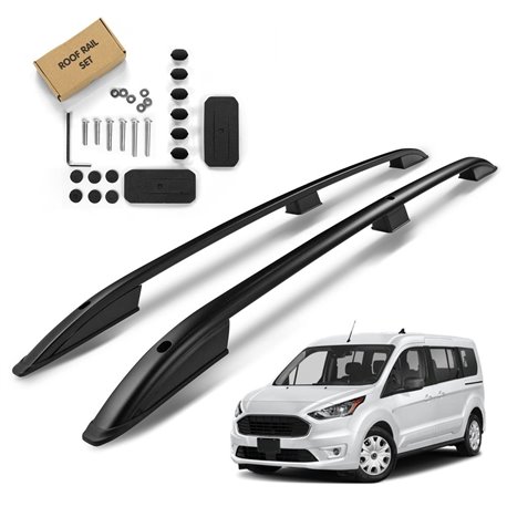 Roof Rails for Ford Transit Connect Mk3 SK SHORT 2024- Black