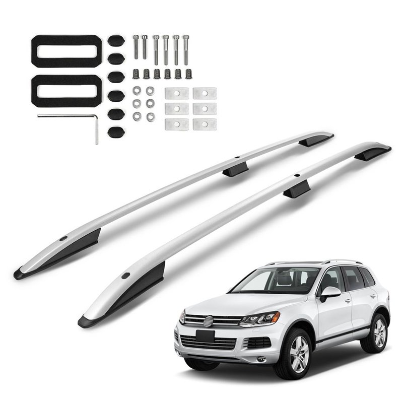 Roof Rails for Volkswagen VW Touareg I 7L 2002-2010 Silver