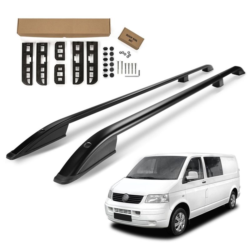 Relingi dachowe VW Transporter T5 SHORT 2003-2015 czarne