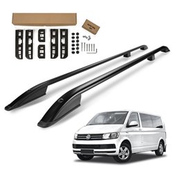 Roof Rails Volkswagen VW Caravelle T6 SHORT 2015-2019 Black