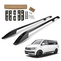 Roof Rails Volkswagen VW Multivan T6 SHORT 2015-2019 Black