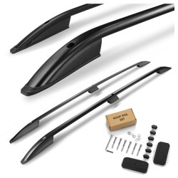 Roof Rails for Peugeot Partner III K9 SHORT 2018- Black