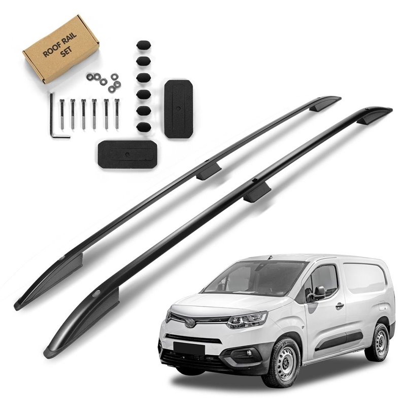 Relingi dachowe Toyota Proace City K9 Standard 2020- czarne