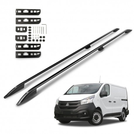 Roof Rails Mitsubishi Express IV X82 LONG 2020-2022 Black