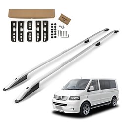 Roof Rails Volkswagen VW Multivan T5 LONG 2003-2015 Silver