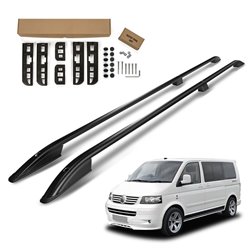 Roof Rails Volkswagen VW Multivan T5 LONG 2003-2015 Black