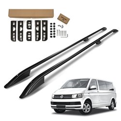 Roof Rails Volkswagen VW Caravelle T6 LONG 2015-2019 Black