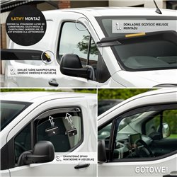 Wind deflectors Ford Grand Tourneo Connect 2013-2022