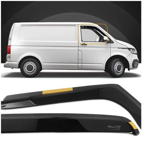 Wind deflectors Volkswagen Transporter T6.1 2019-2023