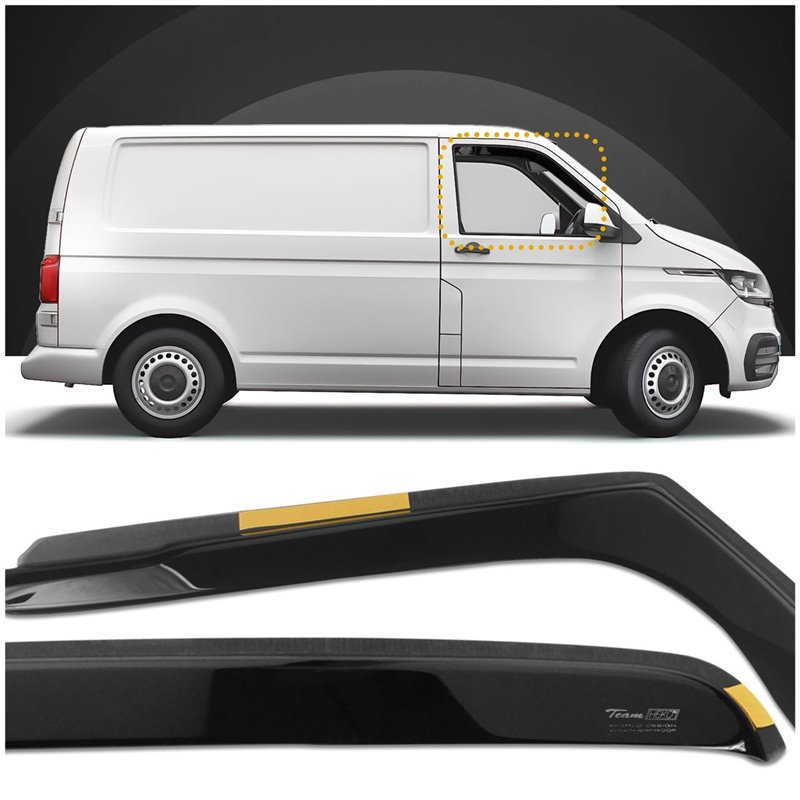 Wind deflectors Volkswagen Transporter T6.1 2019-2023