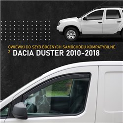 Owiewki szyb do Dacia Duster I HS 2010-2017