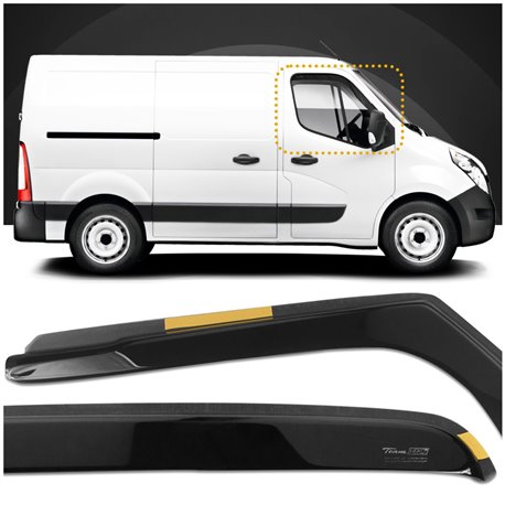 Wind deflectors Renault Master X62 PRE-FL 2011-2019