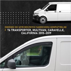 Wind deflectors Volkswagen Transporter T6 2015-2019