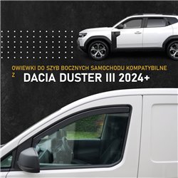 Owiewki szyb do Dacia Duster III DJF 2024-