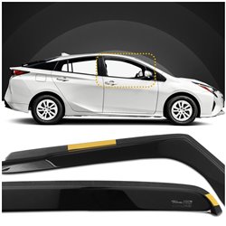 Owiewki szyb do Toyota Prius IV XW50 2016-