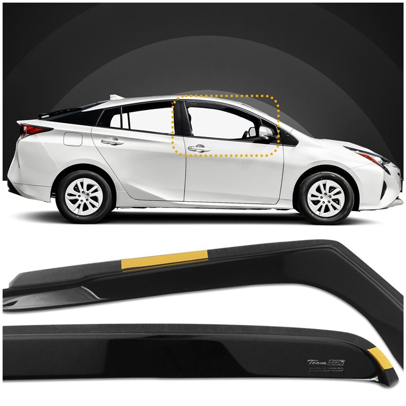 Owiewki szyb do Toyota Prius IV XW50 2016-