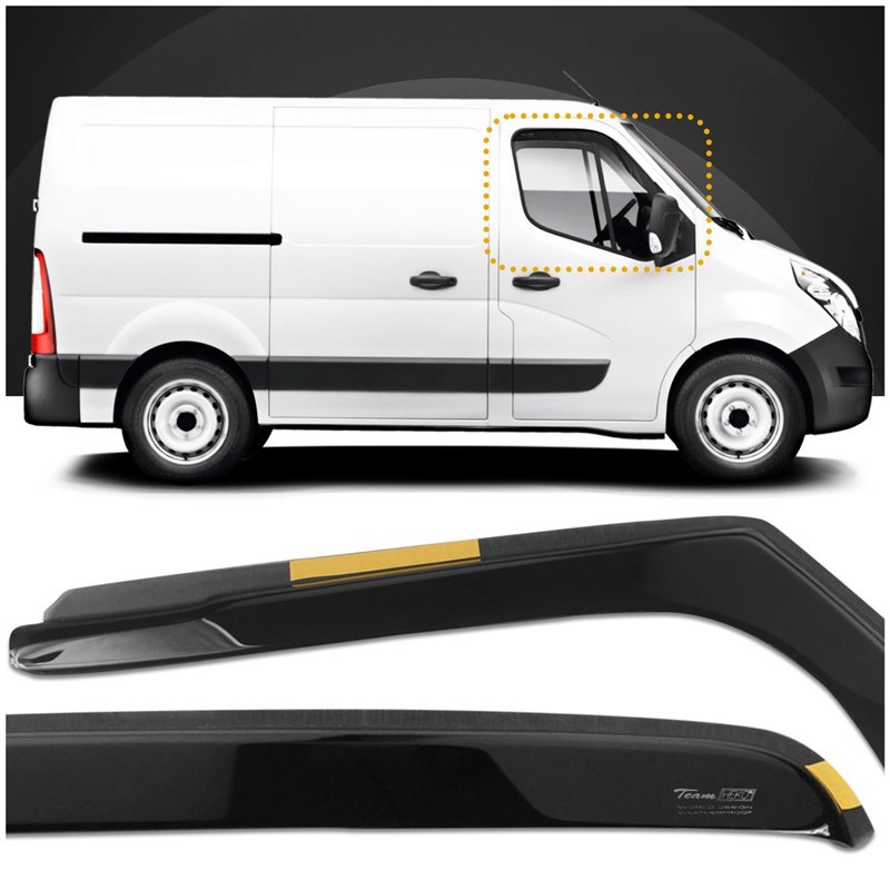 Wind deflectors Opel Movano B X62 PRE-FL 2011-2019