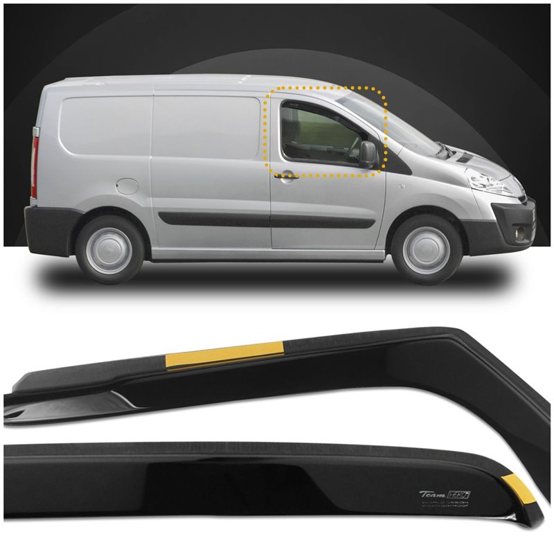 Wind deflectors Citroen Dispatch II VF7 2007-2016