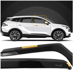 Side Wind deflectors for KIA Sportage V NQ5 2022-