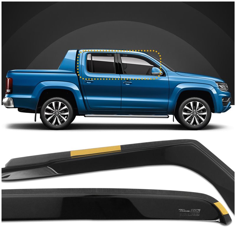 Owiewki szyb do Volkswagen Amarok I 2H 2010-2020