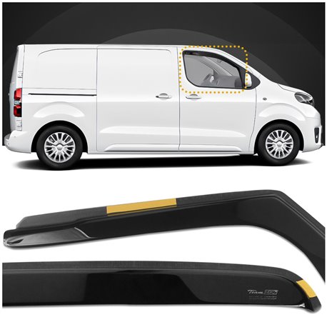 Window deflectors Toyota Proace II MDZ | K0 2016-