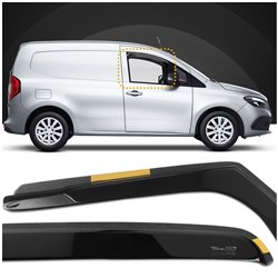 Window deflectors Renault Kangoo II X61 2008-2022