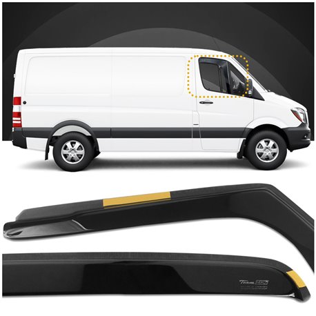 Window deflectors Volkswagen Crafter I 2006-2016