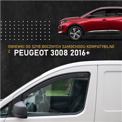 Owiewki szyb do Peugeot 3008 II P84 2016-2023