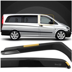 Window deflectors Mercedes Viano W639 2003-2014