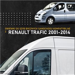 Window deflectors Renault Trafic X83 2001-2014