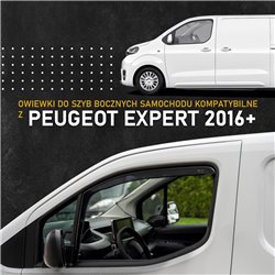 Window deflectors Peugeot Expert III K0 2016-