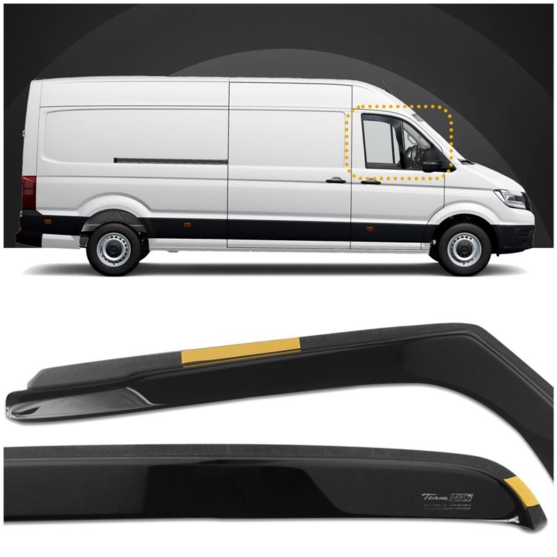 Window deflectors Volkswagen Crafter II 2017-