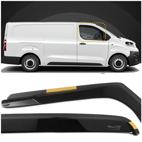 Window deflectors Opel Zafira Life K0 2019-