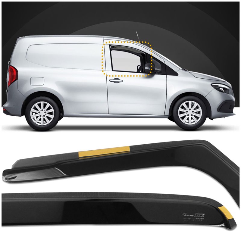 Owiewki szyb przednich do Nissan NV250 W 2019-2022