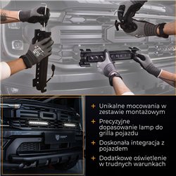 Zestaw LED atrapy chłodnicy Ford Ranger IV (P703 | 2AB) 2022-