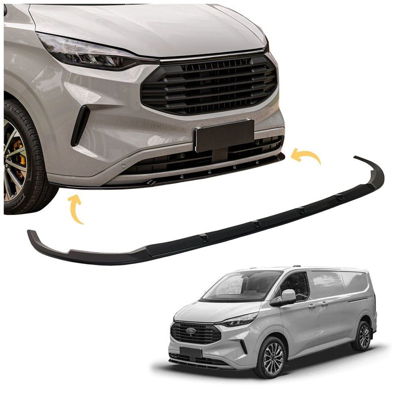 Front splitter for Ford Transit Custom 2023- | ABS plastic