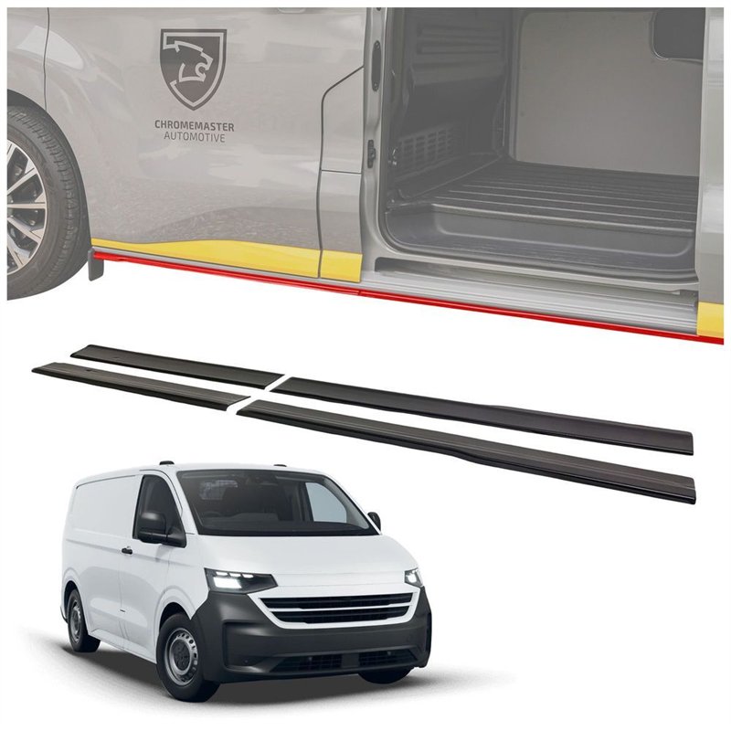 Side skirt extensions for Volkswagen VW Transporter LONG 2025-