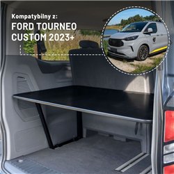 Trunk bed for Ford Tourneo Custom II (V710 | T7) 2023- | Black |