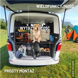 Trunk bed for Volkswagen VW Caravelle (T7 | V710) 2025- | Black |