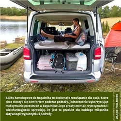 Trunk bed for Volkswagen VW Caravelle (T7 | V710) 2025- | Black |