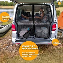 Tailgate mosquito net for Ford Tourneo Custom 2023- | Polyester