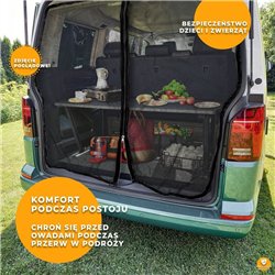 Moskitiera tylnej klapy do Ford Tourneo Custom 2023- | Poliester