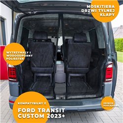 Tailgate mosquito net for Ford Transit Custom 2023- | Polyester