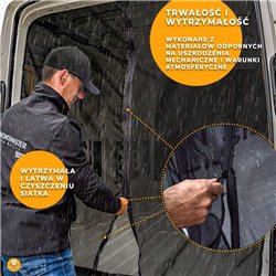 Tailgate mosquito net for Ford Transit Custom 2023- | Polyester